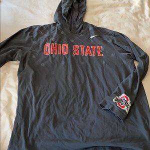 Ohio State Hoodie Tee sz L